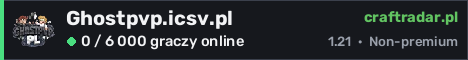 Banner serwera Ghostpvp.icsv.pl