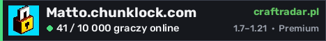 Banner serwera Matto.chunklock.com