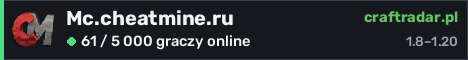 Banner serwera Mc.cheatmine.ru