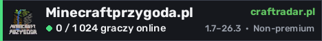 Banner serwera Minecraftprzygoda.pl