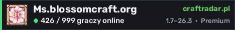 Banner serwera Ms.blossomcraft.org
