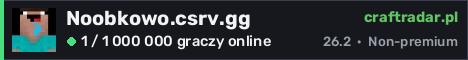 Banner serwera Noobkowo.csrv.gg
