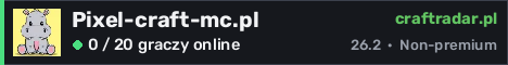 Banner serwera Pixel-craft-mc.pl