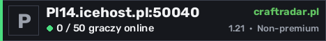 Banner serwera Pl14.icehost.pl:50040