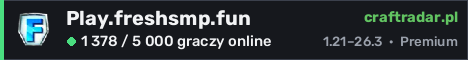 Banner serwera Play.freshsmp.fun