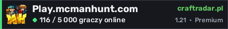 Banner serwera Play.mcmanhunt.com