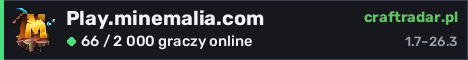 Banner serwera Play.minemalia.com