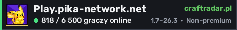 Banner serwera Play.pika-network.net