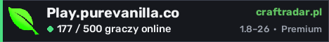 Banner serwera Play.purevanilla.co