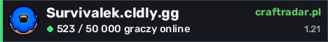 Banner serwera Survivalek.cldly.gg