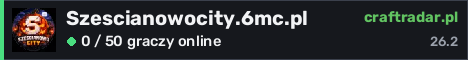 Banner serwera Szescianowocity.6mc.pl