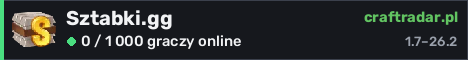 Banner serwera Sztabki.gg