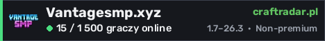 Banner serwera Vantagesmp.xyz