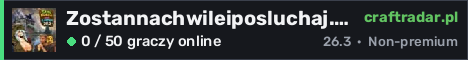 Banner serwera Zostannachwileiposluchaj.thost.pl